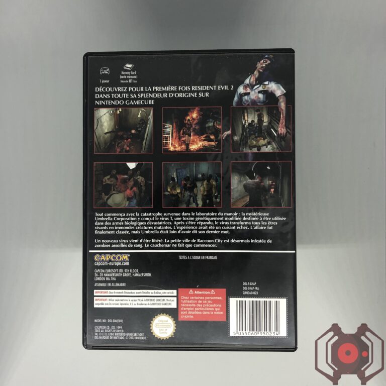 Resident Evil 2 (1998) - Gamecube (Derrière - France)
