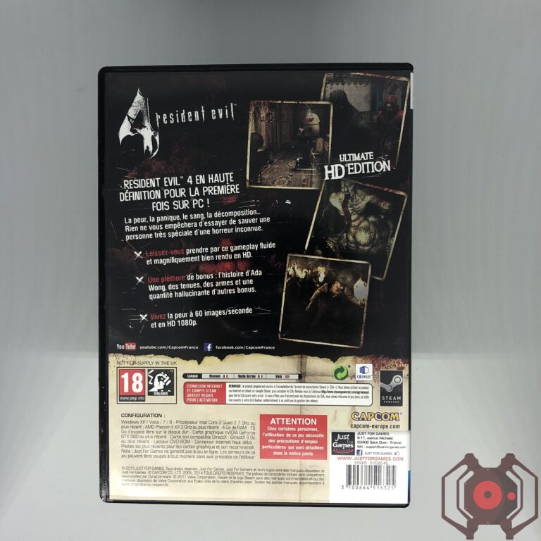 Resident Evil 4 (2005) - PC (Ultimate HD) (Derrière - France)