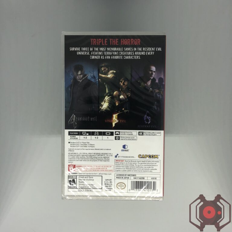 Resident Evil 6 (dans RE Triple Pack) - Switch (Derrière - USA)