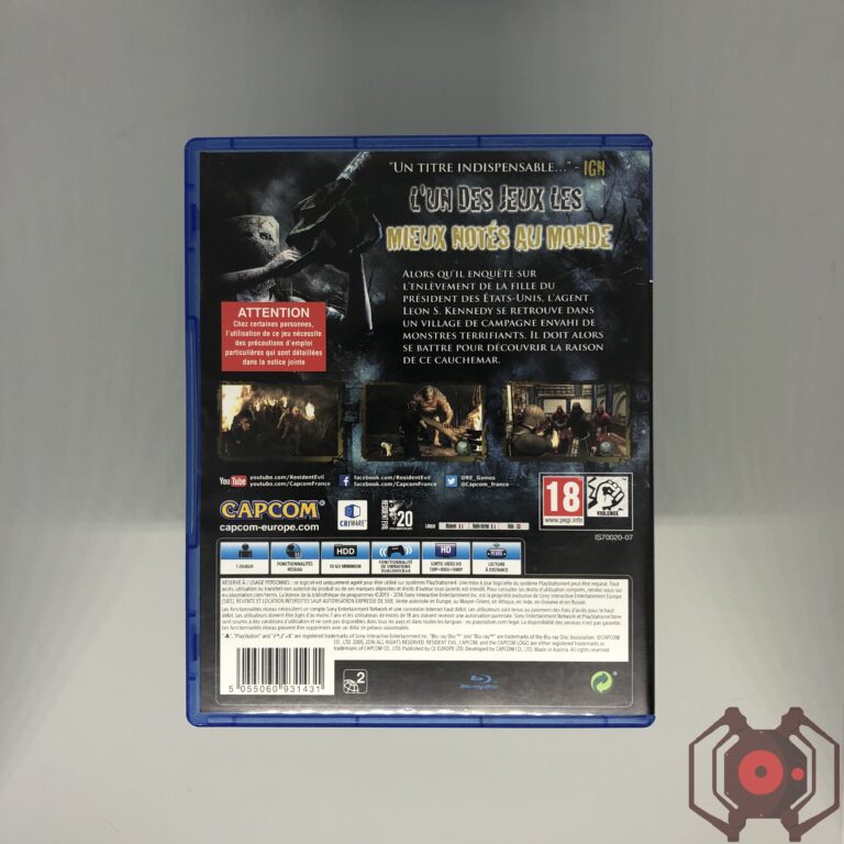 Resident Evil 4 (2005) - PS4 (Derrière - France)