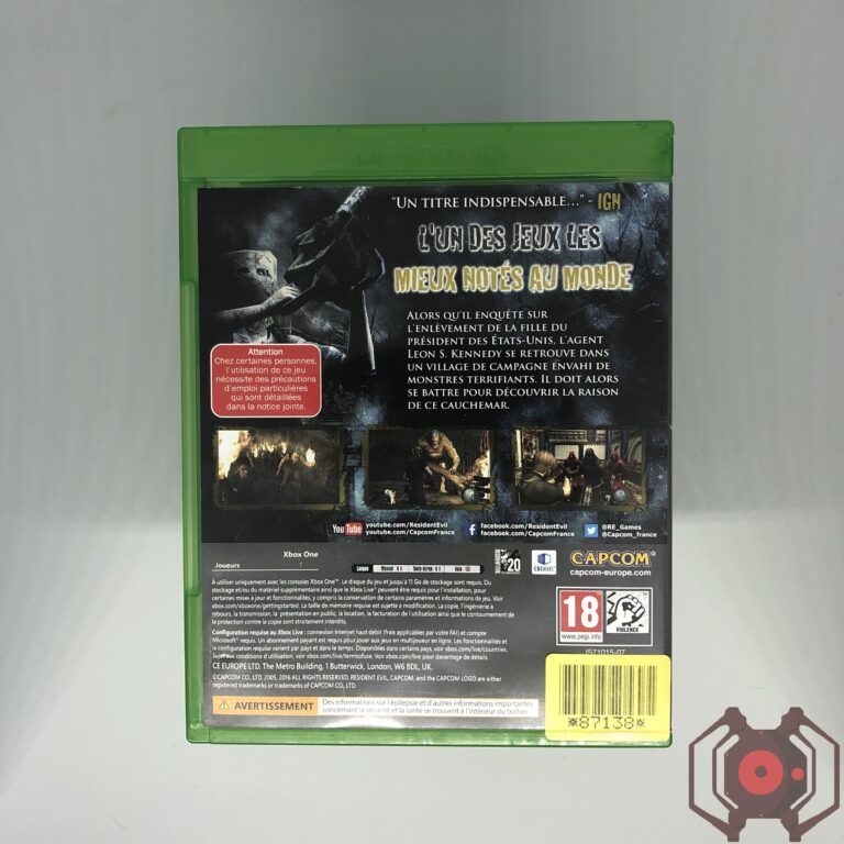 Resident Evil 4 (2005) - Xbox One (Derrière - France)