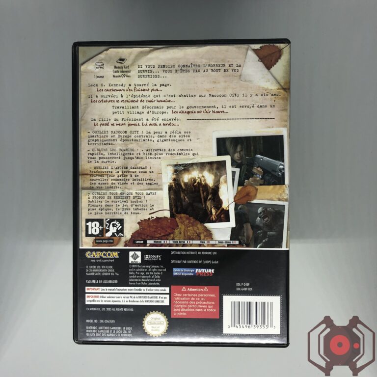 Resident Evil 4 (2005) - Gamecube (Derrière - France)