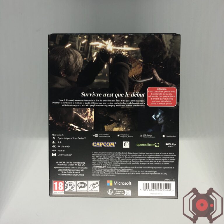 Resident Evil 4 (2023) - Xbox Series X|S (Steelbook) (Derrière - France)