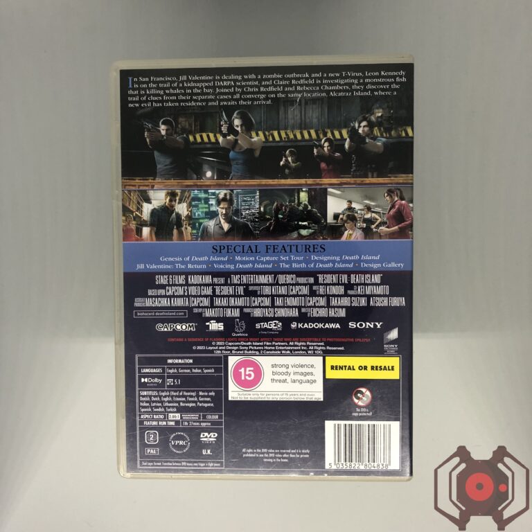 Resident Evil Death Island - DVD (Derrière - UK)