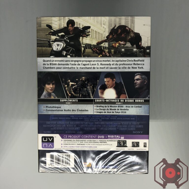 Resident Evil Vendetta - DVD (Derrière - France)