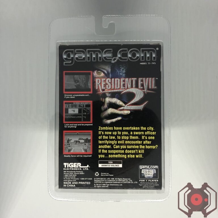 Resident Evil 2 (1998) - Game.com (Derrière - USA)