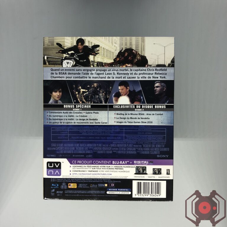 Resident Evil Vendetta - Blu-Ray (Derrière - France)