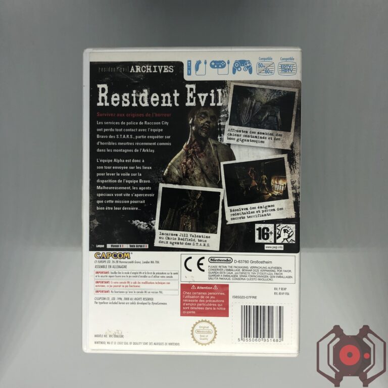 Resident Evil - Wii (Derrière - France)