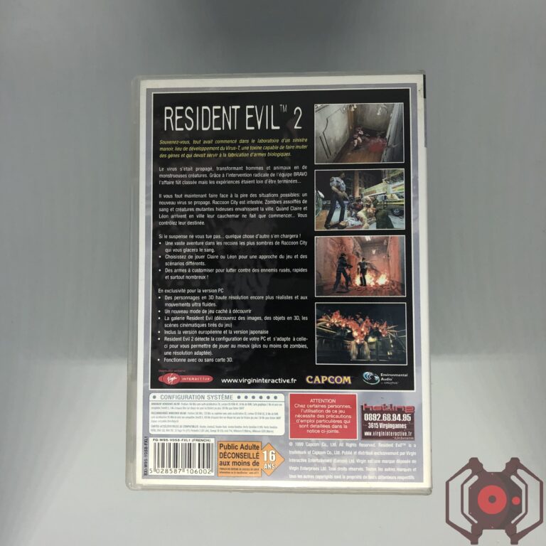 Resident Evil 2 (1998) - PC (Derrière - France)