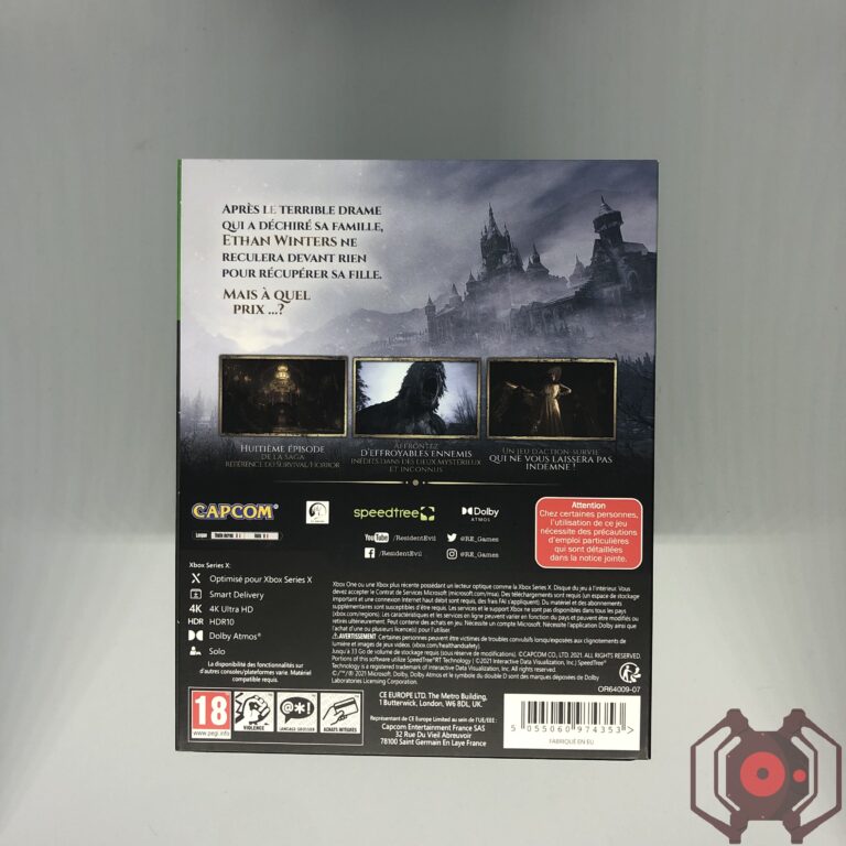 Resident Evil 8 VILLAGE - Xbox Series (Steelbook) (Derrière - France)