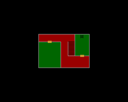 Couloir de l'Escalier (Laboratoire - RE1 (1996)) (©EvilResource)