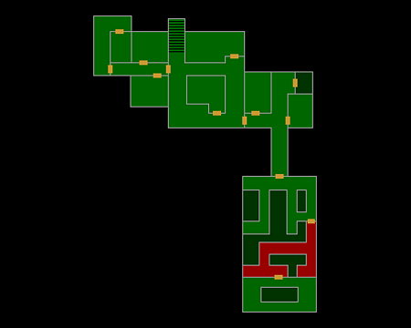 Dédale du Générateur 2 (Laboratoire - RE1 (1996)) (©EvilResource)