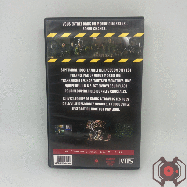 BIOHAZARD 4D-EXECUTER (VHS) (Derrière - Collaboration avec Biohazard Home Made Custom)