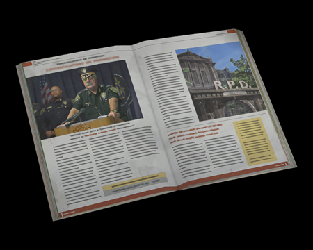 MENSUEL DE RACCOON CITY, JUIN (RE2 (2019)) (©EvilResource)