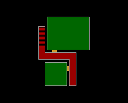 Bâtiment Auxiliaire Niv. -1 (Flashback - RE Outbreak FILE 2) (©EvilResource)