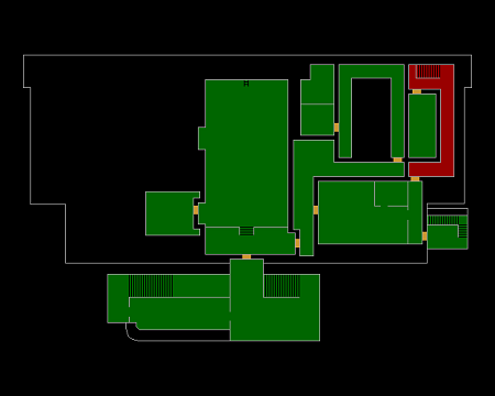 RDC Couloir Est (Desperate Times - RE Outbreak FILE 2) (©EvilResource)