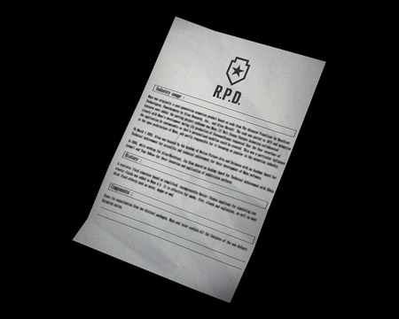 NOTE RELATIVE AUX BADGES (RE3 (2020)) (©EvilResource)