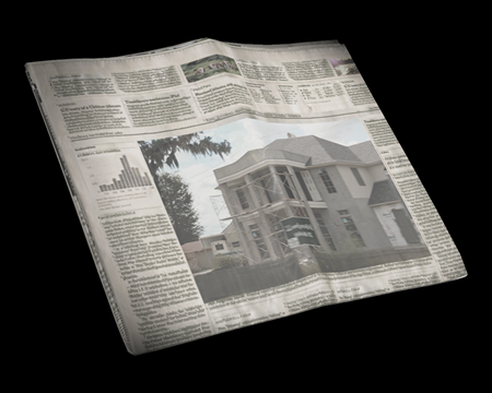 PAGE D'UN TABLOID (RE3 (2020)) (©EvilResource)