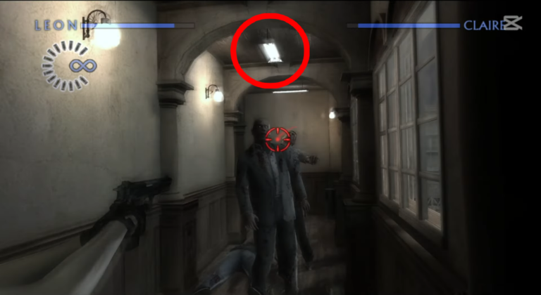 1er Étage Couloir Est (Mémoire d'une Cité Perdue: Chapitre 3 - RE The Darkside Chronicles)