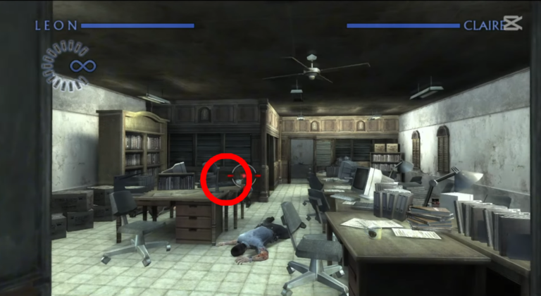 Bureau Est (Mémoire d'une Cité Perdue: Chapitre 3 - RE The Darkside Chronicles) (©ZankiTsubushiGameMovie)