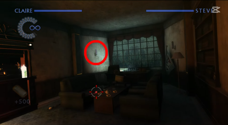 Bureau d'Alfred (Le Jeu de l'Oubli: Chapitre 2 - RE The Darkside Chronicles) (©ZankiTsubushiGameMovie)