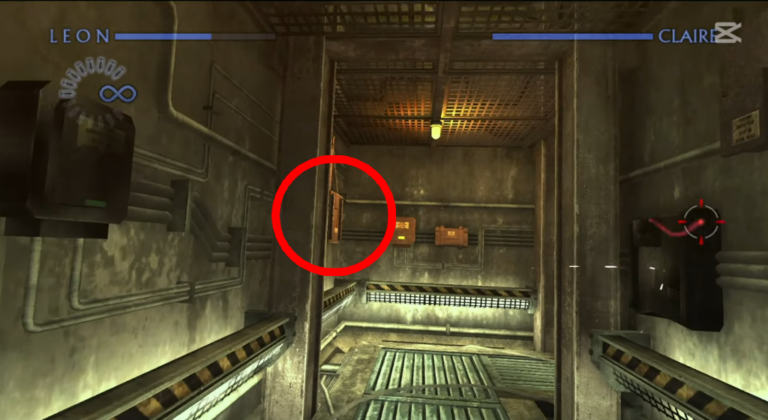 Couloir de l'Ascenseur (Mémoire d'une Cité Perdue: Chapitre 6 - RE The Darkside Chronicles) (©ZankiTsubushiGameMovie) (3)