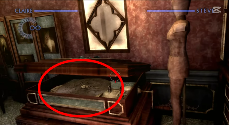Chambre d'Alfred (Le Jeu de l'Oubli: Chapitre 4 - RE The Darkside Chronicles) (©ZankiTsubushiGameMovie)