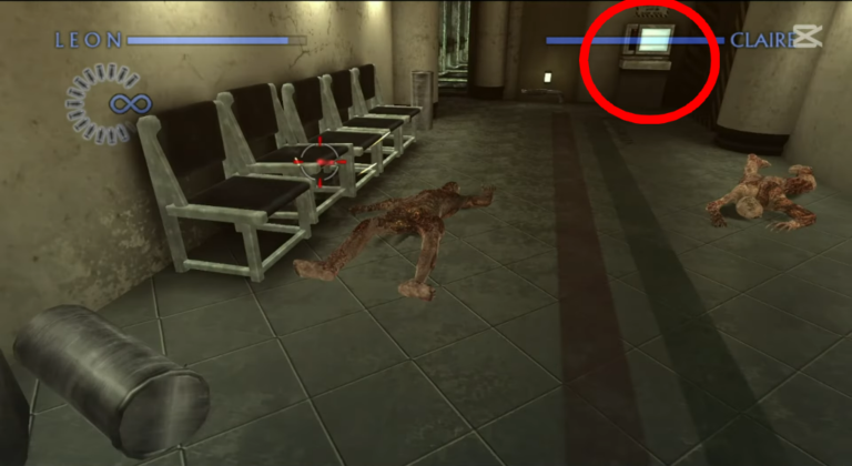 Couloir Central (Mémoire d'une Cité Perdue: Chapitre 7 - RE The Darkside Chronicles) (©ZankiTsubushiGameMovie) (2)