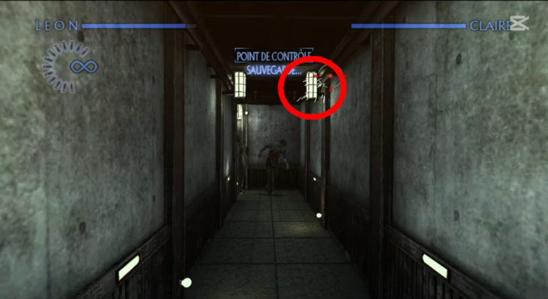 Couloir Central (Mémoire d'une Cité Perdue: Chapitre 7 - RE The Darkside Chronicles) (©ZankiTsubushiGameMovie)