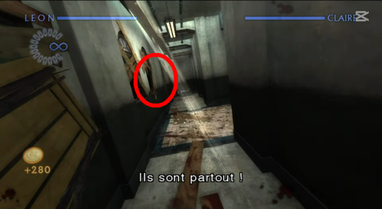 Couloir Tortueux (Mémoire d'une Cité Perdue: Chapitre 2 - RE The Darkside Chronicles) (©ZankiTsubushiGameMovie)