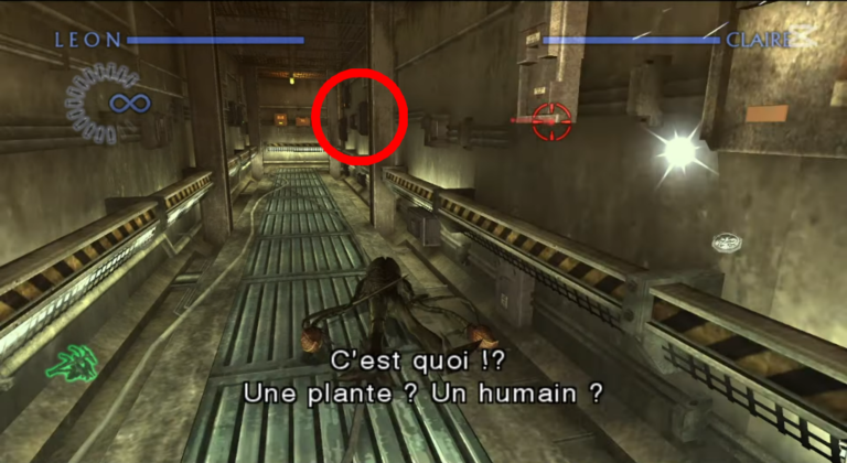 Couloir de l'Ascenseur (Mémoire d'une Cité Perdue: Chapitre 6 - RE The Darkside Chronicles) (©ZankiTsubushiGameMovie) (2)