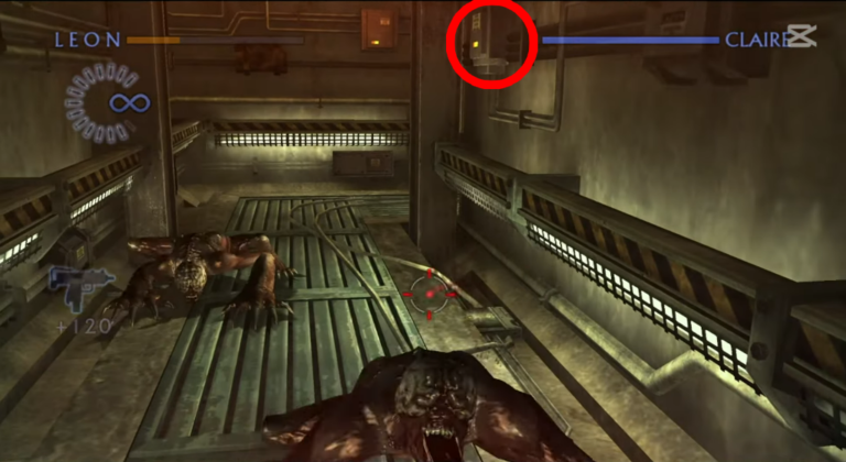 Couloir de l'Ascenseur (Mémoire d'une Cité Perdue: Chapitre 6 - RE The Darkside Chronicles) (©ZankiTsubushiGameMovie) (5)