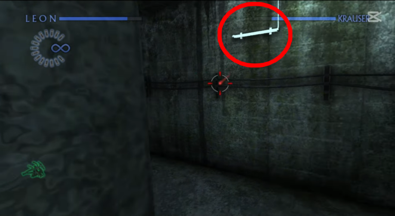 Couloir en Béton du Barrage (1er étage) (Opération Javier: Chapitre 2 - RE The Darkside Chronicles) (©ZankiTsubushiGameMovie)