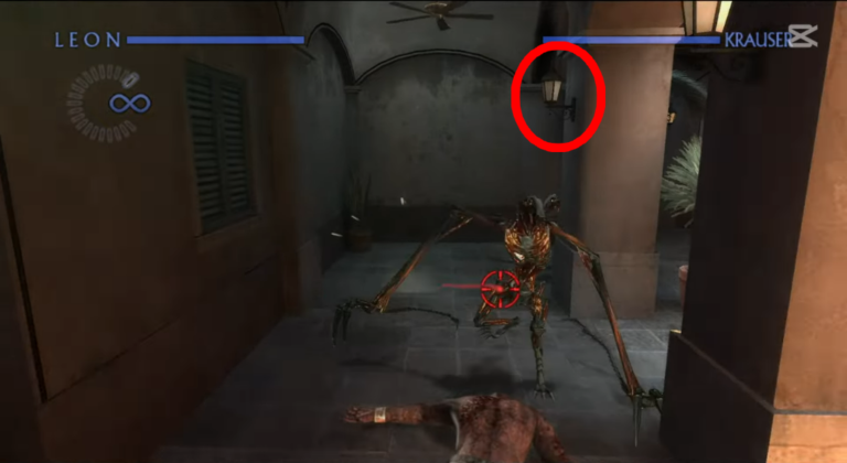 Cours Intérieure de la Demeure (Opération Javier: Chapitre 4 - RE The Darkside Chronicles) (©ZankiTsubushiGameMovie) (2)
