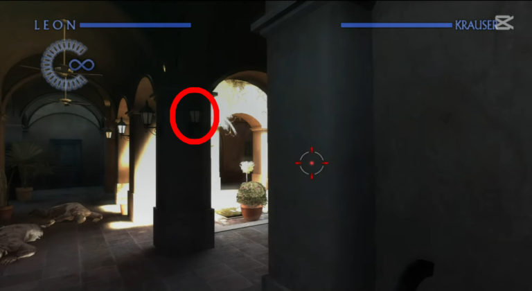 Cours Intérieure de la Demeure (Opération Javier: Chapitre 4 - RE The Darkside Chronicles) (©ZankiTsubushiGameMovie)