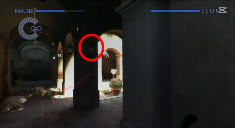 Cours Intérieure de la Demeure (Opération Javier: Chapitre 6 - RE The Darkside Chronicles) (©ZankiTsubushiGameMovie) (1)