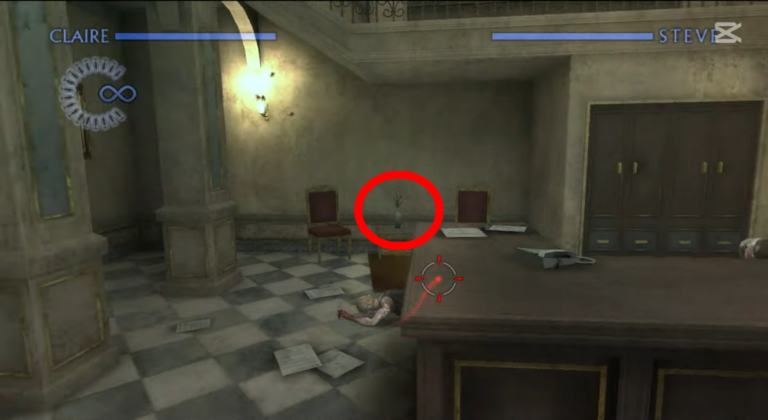 Hall du Palais (Le Jeu de l'Oubli: Chapitre 2 - RE The Darkside Chronicles)