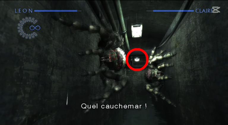 Zone Souterraine (Mémoire d'une Cité Perdue: Chapitre 4 - RE The Darkside Chronicles) (©ZankiTsubushiGameMovie)