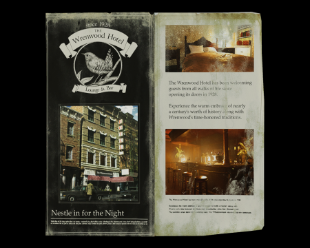 BROCHURE DE L'HOTEL (RE9 Requiem) (©EvilResource)