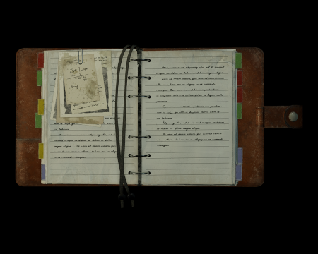 CARNET DU NOUVEAU CHERCHEUR (RE9 Requiem) (©EvilResource)