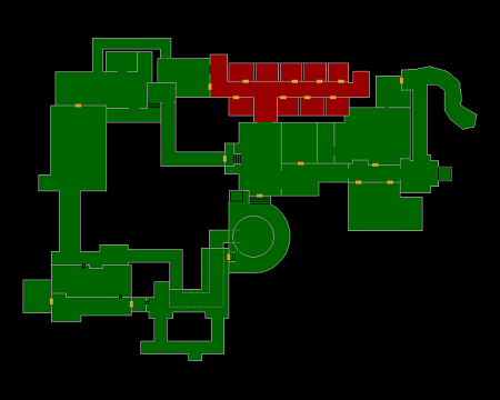 Cellules (Sous-Sol du Centre de Soins de Rhodes Hill - RE9 Requiem) (©EvilResource)
