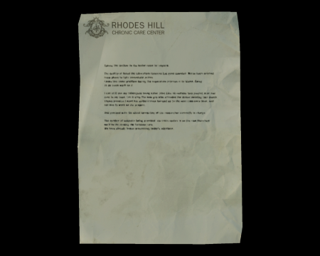 MESSAGE DU TECHNICIEN (RE9 Requiem) (©EvilResource)