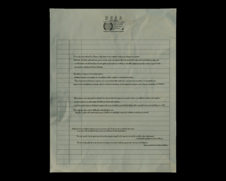 NOTE D'UN MEMBRE DU CORPS D'INGENIEURS (RE9 Requiem) (©EvilResource)