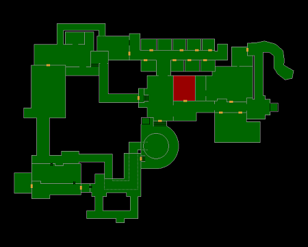 Salle de Sécurité (Sous-Sol du Centre de Soins de Rhodes Hill - RE9 Requiem) (©EvilResource)